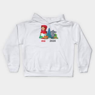 Red riding hood meme 2020 Kids Hoodie